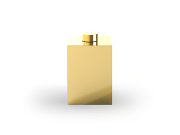 DW 76 N - Brass bathroom waste bin by DECOR WALTHER - view 3